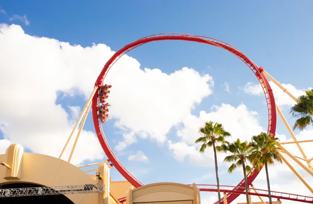 Orlando Theme Park Rollercoaster